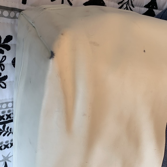 FEED Projects Blue Jean and White Canvas Coated Tote Handbag - Picture 5 of 12